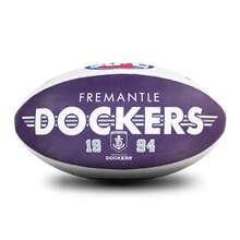 Fremantle Dockers AFL Club Football, Size 5 - B08D2FYC16 - View 4