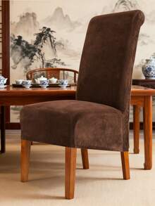 XL Dining Chair Covers Stretch Jacquard High Back Elastic Chairs Slipcovers For Living Room Kitchen Machine Washable - Multicolor - View 8