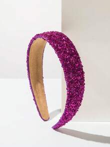 1 قطعة شريط رأس مزين بالراين ستون، تصميم بسيط، متعدد الاستخدامات، أنيق، إحساس فاخر، مناسب للصيف