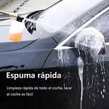 Limpiador eléctrico de alta presión, pistola portátil, 1 batería, limpiador automático de alta presión - para más usos, como la limpieza de automóviles - Negro - Ver 7