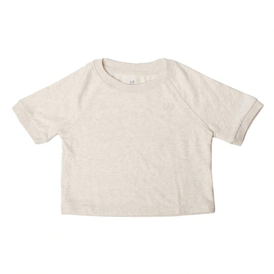 Gap Camiseta Manga Corta Cropped 626677 para Niña - Entrega 24/48 horas en Peninsula y Baleares - Beis - Ver 1