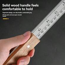 Stainless Steel Ruler Self-Defense Thick Stainless Steel Carpenter's Ruler Multifunctional Measuring Stick Defensive Car Stick Ruler