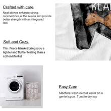 Cute Capybara Plush Fleece Throw Blanket Soft Warm 40x50 Inch Gifts For Capybara Lovers Plushies Animal Pattern Cozy Home Decor - Multicolor - View 6