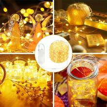 LED Fairy Lights Battery Operated, Rechargeable Fairy Lights, Mini LED String Lights For Bedroom, Christmas Decorations, Wedding, Centerpiece Table Decor - Warm White - View 8