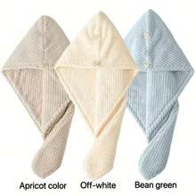 Women's Quick-Drying Microfiber Headscarf - Dry Hair Cap - Women's Absorbent Pineapple Grid Coral Fleece - Dry Hair Towel - Long Hair Thickened Super Absorbent Soft Headscarf Pack For Curly Hair, Modern Design With "Dry Your Hair" Text, Ideal Bathroom Accessories, Bathroom Headscarf - Pink Hair Drying Towel - View 5