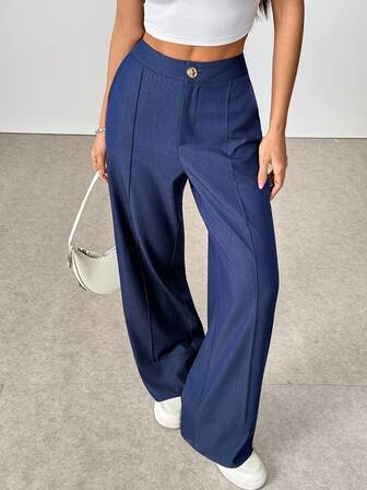 女士时尚直筒裤