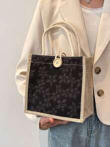 Personalisierbare Tragetasche, personalisiertes Geschenk zum Lehrertag, Thanksgiving-Geschenk, leicht, große Kapazität, lässig, modisch, geeignet für Hochzeit, Geburtstag, Strand, Urlaub, Schultasche, ein tolles Geschenk für Frauen, Mütter, Lehrer, Freunde