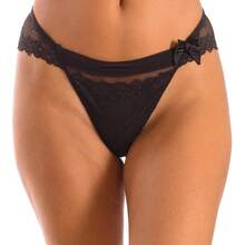 Selene CARLA Women's Lace Bikini Panty - 24/48 Hour Delivery To The Peninsula And Balearic Islands - Brown - View 1