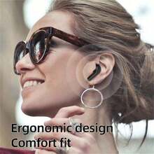The Latest Headphones For 2025, In Ear Headphones - Compact And Portable Design,  Earbuds Wireless Sport Gaming Headsets Noise Reduction Earbuds Mic Headphones With LED Display Earphones Hifi Transparent Sport Earphones TWS Wireless Earphones Noise Cancellation All Handphones Universal New Wireless Headset Space Capsule Digital Display Transparent Shell Sports Wireless Headset Wireless Sports Game Earbuds, TWS Mini Wireless Headphones, Transparent Case, Low-Latency, Noise Reduction, Voice Call, USB Charging, Anime Themed, For Gaming, Adult Use - Random Color-1pc - View 4