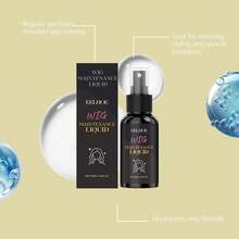 EELHOE Wig Fluffy Spray Wig Maintenance Liquid Mild Fluffy Wig Refreshing And Supple Feeling Daily Modeling Portable Spray Hair Care Spray For Wigs Anti Frizzy Smooth Oil Wig Care For Women Hair Wig Conditioner Wig Accessories - 50ml/1.69FL.OZ - 查看 6