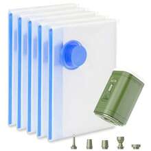 RAF Portable Vacuum Pump, Suitable For Clothes, Mattresses, Etc., Mini Electric Air Pump, Wireless Air Pump, Essential For Camping, Portable Wireless Air Compressor, Inflation/Deflation Pump, Applicable For Inflatable Pads, Air Mattresses, Inflatable Boats, Swimming Rings, Etc. - Multicolor - View 3