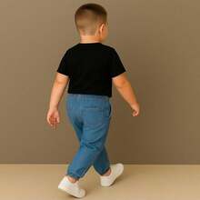 Set Of 2 Jogger Jeans With Lycra For Boys And Teens - 中號黑色 - 查看 6