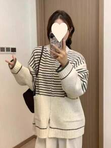 Women Sweater Bodysuits - White - View 3