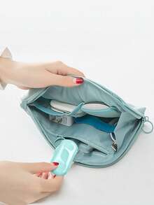 1个便携式牙线盒 - 一次性牙线棒旅行收纳盒，内含10根塑料牙线棒 - 彩色 - 查看 2