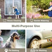 Heavy Duty Multifunctional Garden Sprinkler Spray Gun - Adjustable High Pressure Water Modes, Durable Plastic, Universal For Home Irrigation, Garden Watering & Car Wash, Essential Garden Tool