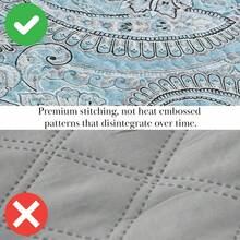 Full/Queen Quilt Bedding Set, Microfiber Quilts Queen Size, Coverlet, Stain & Pet Hair Resistant Bedding, Full Size Bedspread With 2 Pillow Shams, Bone, 2025 - 36 - 純旋律水族 - 查看 4