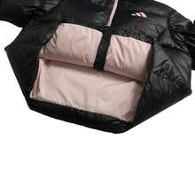 Adidas 80% Down Filled Lightweight Fitness Jacket, Women - Black/Light Pink - View 7