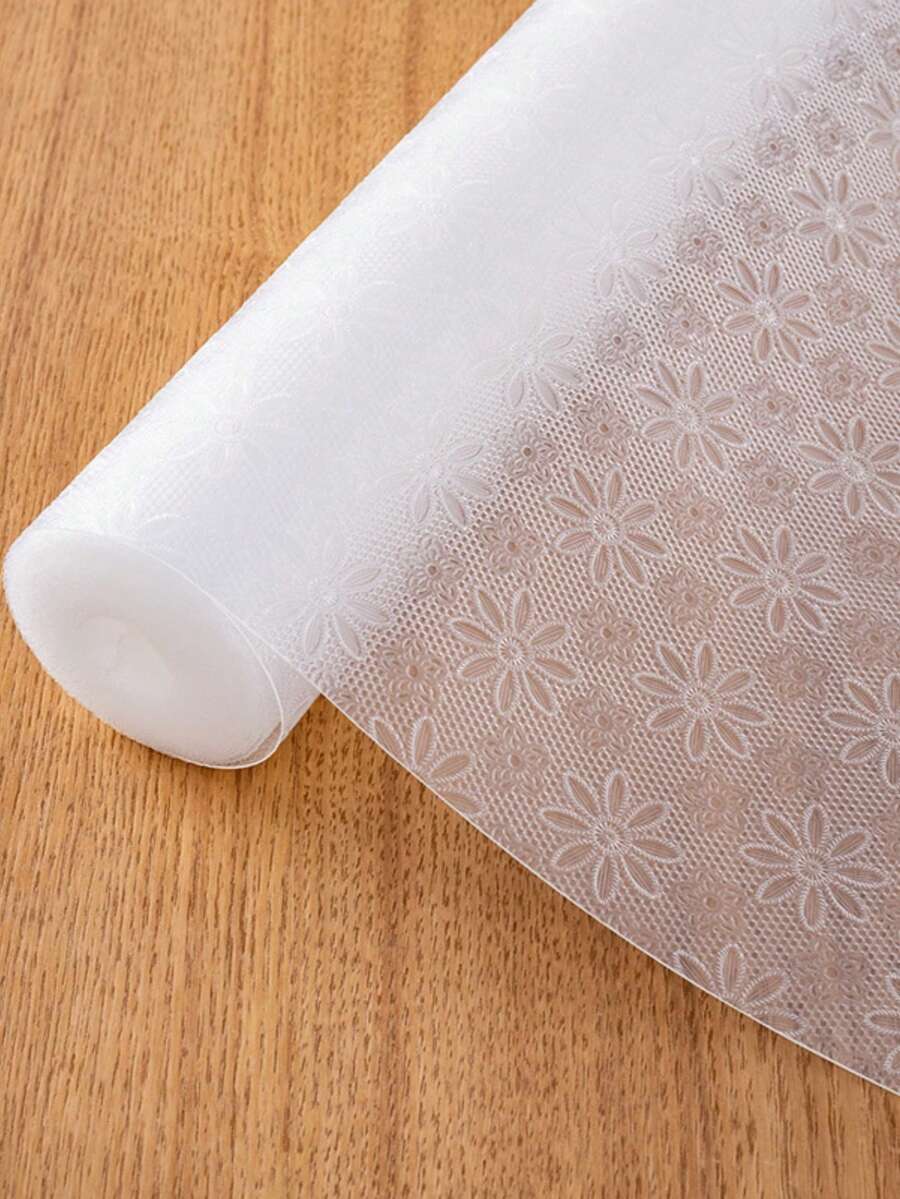 1片300厘米防水防油透明厨房橱柜和搁板衬垫，白色雪花图案，易于清洁，防刮擦，防漏，适用于抽屉、橱柜、食品储藏室收纳 - 透明保护膜，防滑，防水，防油，透明优雅雪花设计，适用于厨房、春夏精选、伴娘礼物、房间、卧室装饰、海滩、旅行、男士、女士、度假、妇女节、旅行必备、婚礼回礼、Y2K、卧室、汽车配件、厨房装饰、可爱小物、母亲节礼物、卧室装饰、花园、厨房装饰、夏季、海滩、旅行必备、房间装饰、软萌、毕业季