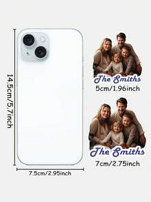 Custom Shaped Photo Stickers, Custom Photo Stickers, Personalized Stickers, Custom Stickers, Water Bottle Stickers, Laptop Stickers, Car Stickers, Personal Photos, Family Photos, Couple Photos - Multicolor - View 9