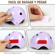 AGTOWM Calcomanías para Coche, Cinta Reflejante Adhesiva 60 Piezas - Alta Visibilidad Nocturna, Impermeable, 180 °   Reflexión, para Auto/Moto/Bicicleta (3*8cm, Rojo+Verde+Blanco) - 1 - Ver 7