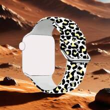 Silikonowy pasek kompatybilny z paskiem 38 mm 40 mm 41 mm 42 44 45 46 mm 49 mm Bransoleta w panterkę do serii Ultra 11/10/9/SE/8/7/6/5/4/3/2/1