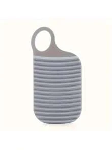 1 Piece Portable Laundry Board - Ultra Portable, Non-Slip, Soft Rubber Scrubbing Board Hand Washing - Travel, Home Use, And Bathroom Essentials,, Halloween, Gifts, Halloween Gifts