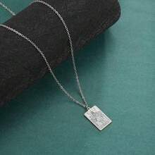 TEAMER Stainless Steel Tarot Cards Necklace Vintage Tarot Jewelry Good Luck Amulet Pendants For Women{Inchcolor_nameinch:InchSilver-THEEMPERORinch} - 銀-THEEMPEROR - 查看 5