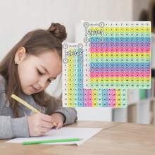 12x12 & 12+12 Multiplication & Addition Math Skills Practice Activity, Multiplication Table Math Learning Chessboard Game, Teacher Classroom Children Multiplication & Addition Teaching Tool And Educational Toy - White - View 6