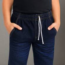 Set Of 2 Jogger Jeans With Lycra For Boys And Teens - Dark-medium - View 5