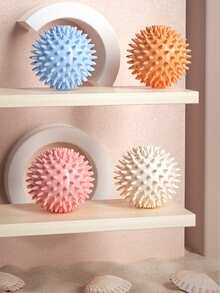 按摩球，缓解肌肉酸痛，男女通用，带刺按摩球，足部按摩器，按摩工具，适用于足部、背部、手部肌肉，缓解足底筋膜炎，运动反射疗法，压力缓解，健身器材，瑜伽配件