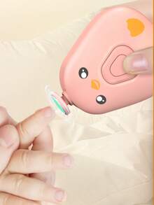 جهاز كهربائي لتقليم الأظافر، مجموعة مصقل كهربائي مع 6 رؤوس طحن، مجموعة مانيكير كهربائية يدوية بشكل دائري مريح، تعمل ببطاريات AAA، مناسب لجميع أفراد الأسرة