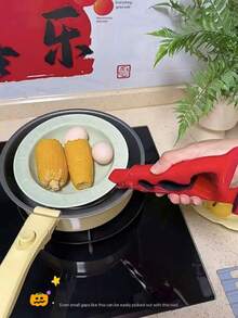 多功能耐热硅胶夹，可作开罐器、隔热垫、微波炉夹，适用于厨房 - 彩色 - 查看 4