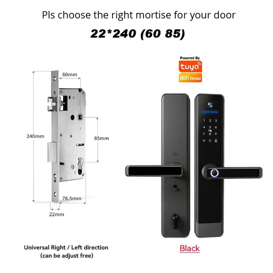 YRHAND Mexico Local Fast Smart Locks For WiFi Doors Or Ttlock Door Lock Home - E908 6085 - 查看 1
