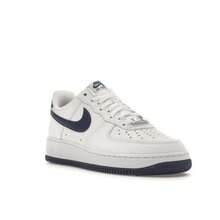 Nike Air Force 1 '07 Blanco Azul Medianoche - FJ4146-104 - Blanco - Ver 5