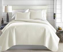 Full/Queen Quilt Bedding Set, Microfiber Quilts Queen Size, Coverlet, Stain & Pet Hair Resistant Bedding, Full Size Bedspread With 2 Pillow Shams, Bone, 2025 - 16 - 奶油 - 查看 12