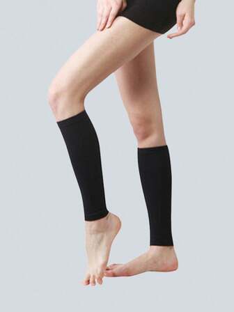 1 Pair Compression Leg Warmers, Elastic Leg Shaping Sports Protection Calf Compression Cozy Leg Warmers, Slimming Pressure Cozy Leg Warmers