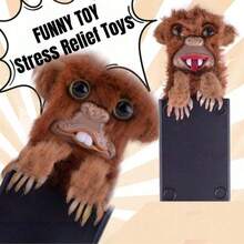 Surprise Prank Monkey Toy, Realistic Monkey Prank Toy, Prank Scream Monkey Doll Toy, Pop Up Monkey Prank Toys, Prankster Funny Gift For Halloween Fools Day - Black - View 10