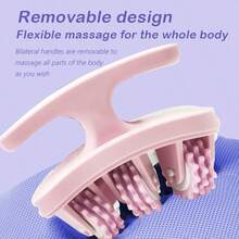Cellulite Massager Manual Muscle Massager Roller For Leg, Neck, Arm And Foot - Pink - View 8
