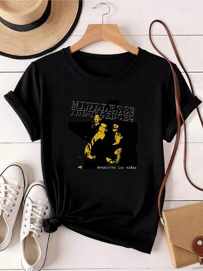 Women T-Shirt Print  MSI Despierta Los Ninos T Shirt Full Size S 5XL BE2765 Long Or Short Sleeves