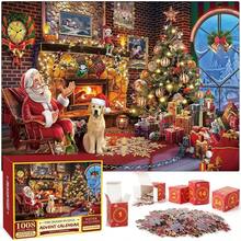 Calendario Dell'Avvento Puzzle Natale 2025 - 1008 Pezzi, Conto Alla Rovescia 24 Giorni, Gioco Per Famiglie, Decorazione