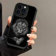 Lying Lion Gaozhu Mobile Phone Case Is Suitable For Apple 16Promax//16Plus/16/16Pro/15Promax/15Pro/15Plus/15/14/14Plus/14Pro/14Promax/13/13Pro/13Promax/12/12Pro/12Promax/11/11Pro/11Pro MaxSuitable For IPhone 17 Air - 黑色 - 查看 3