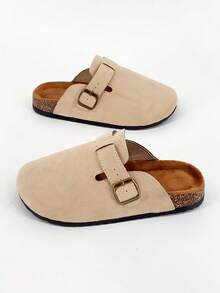 Women's Spring New Round Toe Thick Bottom Comfy Soft Bottom Casual Fashion Mules, Wide Shoes, Unisex Casual Slippers, Sandals, Beach Shoes, Elegant Women Shoes