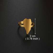 1 قطعة خاتم جزر الكناري الإسبانية / لا بالما / لا جومرا / تينيريفي / فويرتيفنتورا / جران كناري / لانزاروتي / مايوركا من الفولاذ المقاوم للصدأ