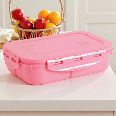 Marmita Hermética 1L com Divisórias – Pote BPA Free para Micro-ondas, Freezer e Trabalho