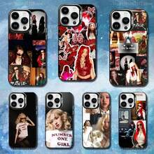 Funda de Teléfono Caliente Singer D-De La R-Rose para 11,12,13,16,14,15,17,Pro,MAX Cubierta Negra Mate a Prueba de Golpes - Z1 - Ver 3