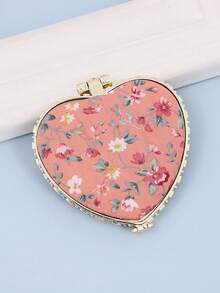 1pc/3pcs Compact Foldable Makeup Mirror, Travel Size, Portable, Foldable Design, Retro Floral Pattern, Double-Sided High Definition Folding Mirror, Makeup Mirror, Touchup Mirror, Pocket Mirror Birthday Gifts Graduation Home Decor Back To School Room Decor School Supplies - Multicolor - View 21