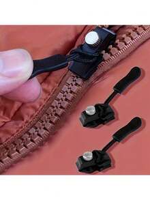 Zipper Repair Kit, Suitable For Bags, Jackets, Clothes And Boots, No Tools Required, Detachable Zipper Head Replacement Parts - Multicolor - View 4