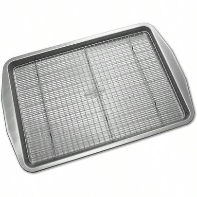 American Bakeware Classics Half Sheet Baking Pan And Cooling Rack Aluminized Steel