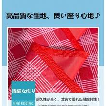Coover レジャーシート 150X200cm ピクニックシート 折りたたみ 6人用 保温 防水 洗える 厚手 快適な座り心地 軽量 簡単なお手入れ 花見 運動会 遠足 (カーキのグリッド) - カーキのグリッド - チェックする 5