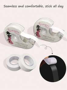 1roll 16mm*5m Of Waterproof Double-Sided Tape, Strong Fixing All Day Long, Transparent Invisible Design, Transparent, Suitable For Fixing The Chest And Clothing On The Neckline To Prevent Exposure